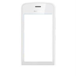Nokia C5-03 Touch Screen бял