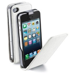 Flap Essential за iPhone 5/5S бял Cellular line