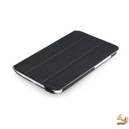Кожен калъф с поставка за Samsung Galaxy Note 8.0 Rock черен