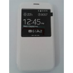 Страничен тефтер за Samsung Galaxy S5/S5 Neo бял