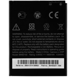Оригинална батерия HTC Battery BA S890 за Desire 500