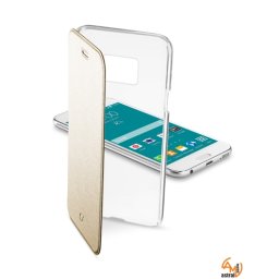 ClearBook калъф за Samsung Galaxy S6 златен Cellular line