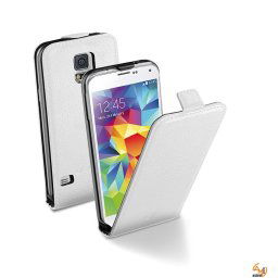 Book Essential Samsung Galaxy S5/S5 Neo бял Cellular line