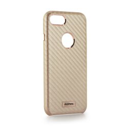 Твърд гръб iPhone 7 Carbone Remax Gold