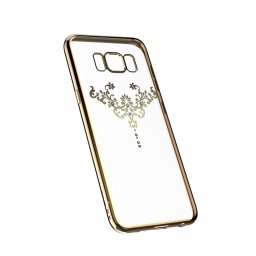 Силиконов калъф кейс за Samsung G965 S9 Plus Devia Iris златен АРТ