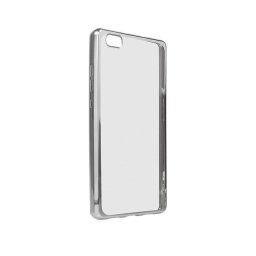 Калъф за Huawei P8 Lite силиконов гръб Silver