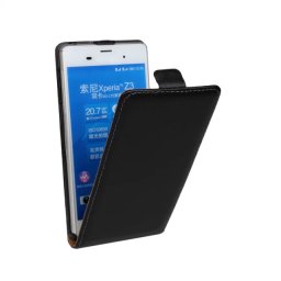 Калъф тефтер за Sony Xperia Z3 черен флип