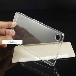 Силиконов калъф за Sony Xperia M5 прозрачен гръб
