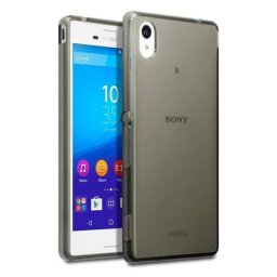 Силиконов калъф за Sony Xperia Z3 прозрачен гръб smoked