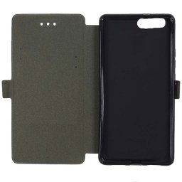 Калъф тефтер за Huawei P10 черен Book Pocket