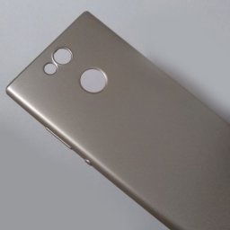 Силиконов калъф за Sony Xperia XA2 златен Lux