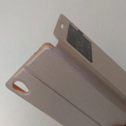 Калъф за Sony Xperia M4 Aqua флип тефтер Book златен