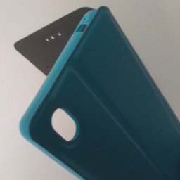 Калъф за Sony Xperia M4 Aqua флип тефтер Book син