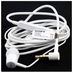 Слушалки handsfree за Sony Xperia Z3 / Z4 / Z5 бели тапи