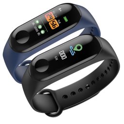 Влагоустойчива смарт гривна Smart technology M12, Пулс, Кръвно налягане