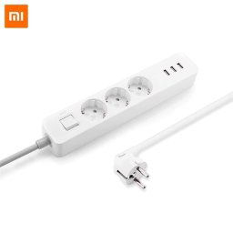 Разклонител Xiaomi Mi Power Strip - 3 входа + 3 USB EU
