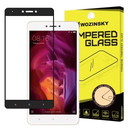 Стъклен протектор за целият екран Wozinsky Full Glue за Xiaomi Redmi Note 4/4X ,черна рамка
