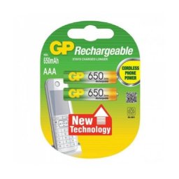 Акумулаторни Батерии GP ААА 650mAh - 2 броя