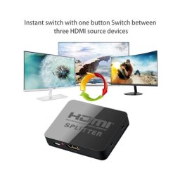 4K HDMI сплитер 1 към 2 за HDTV, DVD, PS4, Xbox