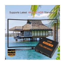 4K HDMI сплитер 1 към 2 за HDTV, DVD, PS4, Xbox