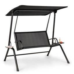 Blumfeldt Bel Air Mono Swing, холивудска люлка, стоманена рамка, моно релакс, черен цвят (GDMC2-Bel Air Mono)