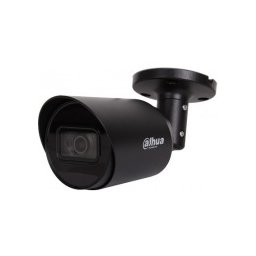 HAC-HFW1200T-0280B-S5-BLACK - 2.8mm, 30m, външен монтаж, булет 2MP 1080P FullHD, HDCVI, камера за наблюдение, DAHUA, LITE СЕРИЯ