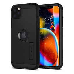 Силиконов калъф кейс Spigen Tough Armor за iPhone 11 Pro ,черен