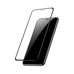 Стъклен протектор за целият екран XO FC5 Invisible 2.5D за iPhone X / XS / 11 Pro черен