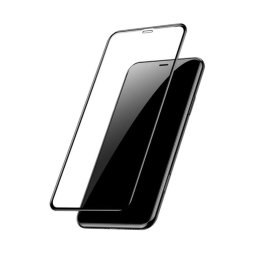 Стъклен протектор за целият екран XO FC5 Invisible 2.5D за iPhone XS Max / iPhone11 Pro Max черен