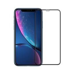 Стъклен протектор Apple iPhone XR 3D Full Cover Black