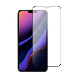 Стъклен протектор Apple iPhone 11 3D Full Cover Black