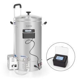 Klarstein Brauheld Pro, малцов котел, 2500 W, 30 l, 30 - 100 ° C, циркулационна помпа, неръждаема стомана (BRD3-Brauheld-Pro30)
