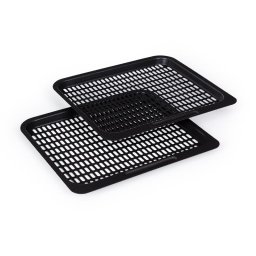 Klarstein AeroVital Fry, решетка, аксесоари, 2 броя, 24 х 20 см, стомана (Fry3-Mash Rack)