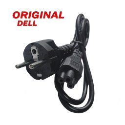 Захранващ кабел за адаптер за лаптоп ОРИГИНАЛЕН DELL 3 пина (тройка) 2m 06859D