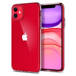 Силиконов калъф кейс Spigen Ultra Hybrit Crystal Clear за iPhone 11 прозрачен