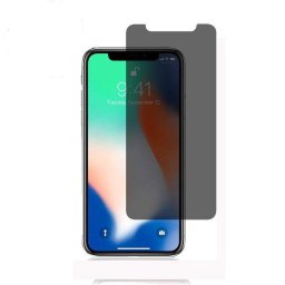 Стъклен протектор за iPhone 6 PLUS Privacy 5D - Бял