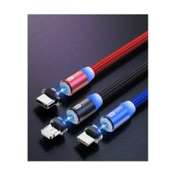 Ново! Магнитен микро USB кабел за зареждане на телефони, 2.4А