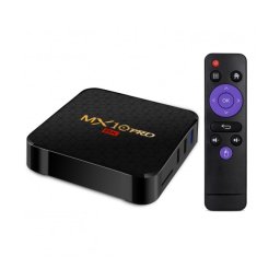 Мултимедиен плеър за гледане на безплатна ТВ и филми TV Box MX10 Pro, 4K, Android 9.0, Penta-Core mali-450, SDRAM 4GB, FLASH 32B, WiFi