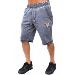 МЪЖКИ КЪСИ ПАНТАЛОНИ GREY OIL DYE RUGBY SHORTS