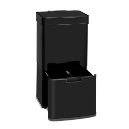 Klarstein Touchless Black Stainless Steel, кошче за отпадъци, сензор, 72 l, черен (KG15-TouchBLStainSte)