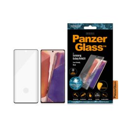 Стъклен протектор PanzerGlass за Samsung Galaxy Note 20 Antibacterial Fingerprint CaseFriendly - Черен