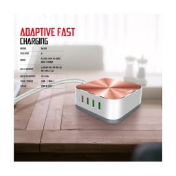 Универсално зарядно за 220V LDNIO A8101, 8 USB порта, Qualcom 3.0, 10A Output