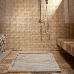 Душ корито от травертин Лате ST-012 SBSS 90 x 90 см x 3 см