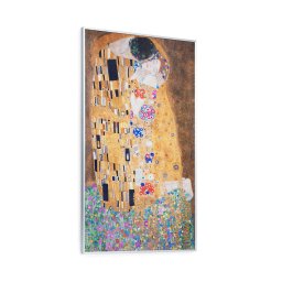 Klarstein Wonderwall Air Art Kuss, инфрачервен отоплител, 101 x 60 см, 600 W, инсталиране на стена, дистанционно управление (ACO10-WonderW-600)