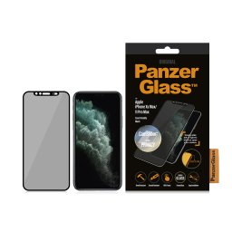 Стъклен протектор PanzerGlass за Apple Iphone Xs Max/11 Pro Max CaseFriendly CamSlider, Privacy - Черен, 116848