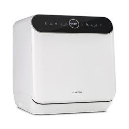 Klarstein Oceana, съдомиялна машина, свободностояща, без монтаж, 860 W, енергиен клас F, бяла (DSM-Oceana)
