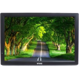 14" портативен телевизор Vivas TV14, 14 инча, 12/220V, Цифров тунер DVB-T2, Мултимедия, Акумулаторна батерия