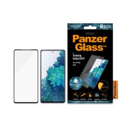Стъклен протектор PanzerGlass за Samsung Galaxy S20 FE AntiBacterial CaseFriendly - Черен, 118370
