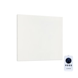 Klarstein Wonderwall Air Infinite, инфрачервен нагревател, 60 x 50 см, 300 W, монтаж на стена, дистанционно управление, бял (ACO10-WdwlAirInfnt30)