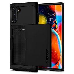 Силиконов калъф кейс Spigen Slim Armor CS за Samsung Note 10 черен
